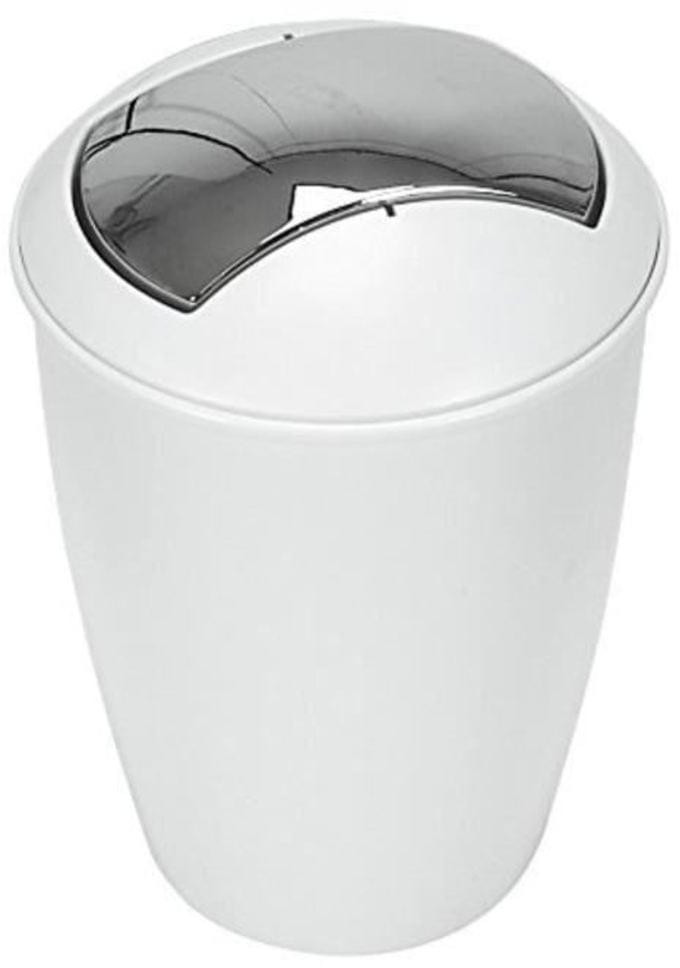 Spirella Poubelle Atlanta 5 L blanc
