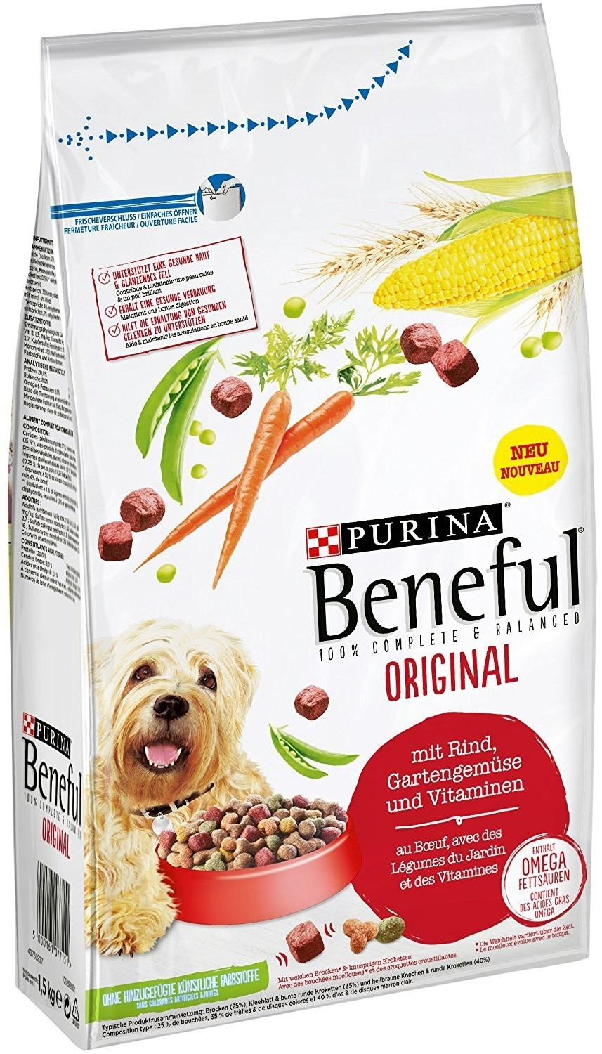 Beneful Original boeuf & légumes (1,5 kg)