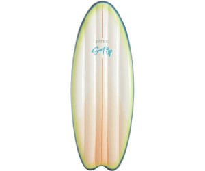 Gerimport surfbrett mit Luftmatratze 150 x 53 cm rosa 
