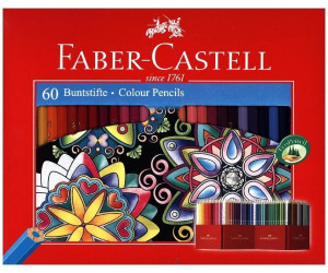 Lápices De Colores Faber-Castell Hexágonales 60 Lapices