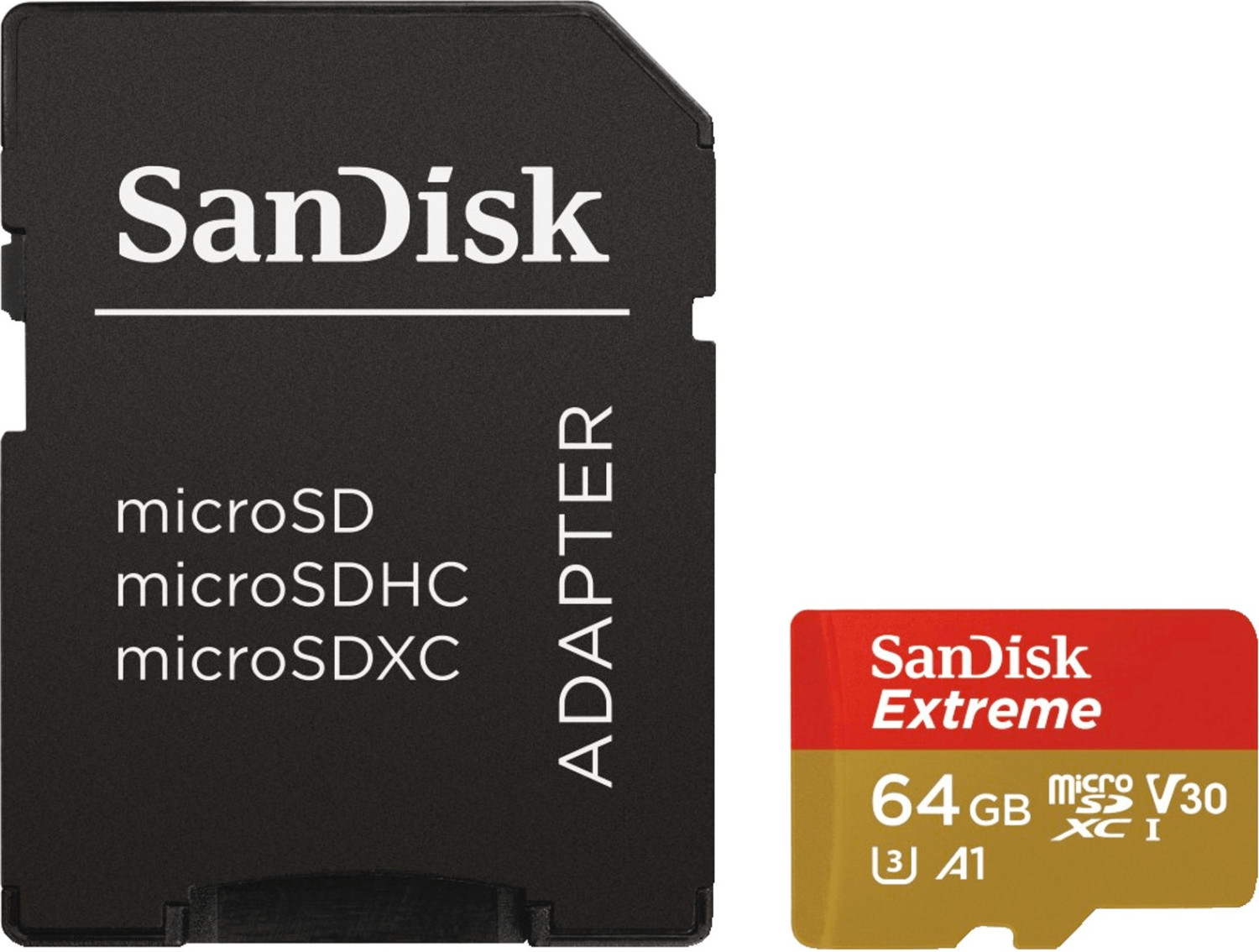SanDisk Extreme A1 microSDXC 64 Go (SDSQXAF-064G)