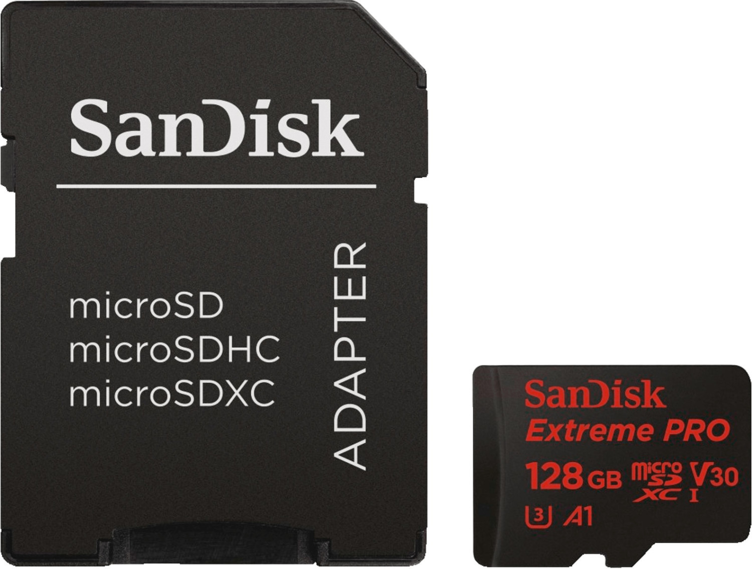 SanDisk Extreme Pro A1 microSDXC 128 Go (SDSQXCG-128G)