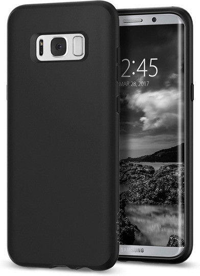 Spigen Coque Liquid Crystal (Galaxy S8) noir mat