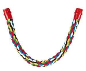 TRIXIE Sittich-Schaukel – 12 Cm, Bunt, Für Käfige, Aus Natürlichen Materialien, Einfach Zu Reinigen
