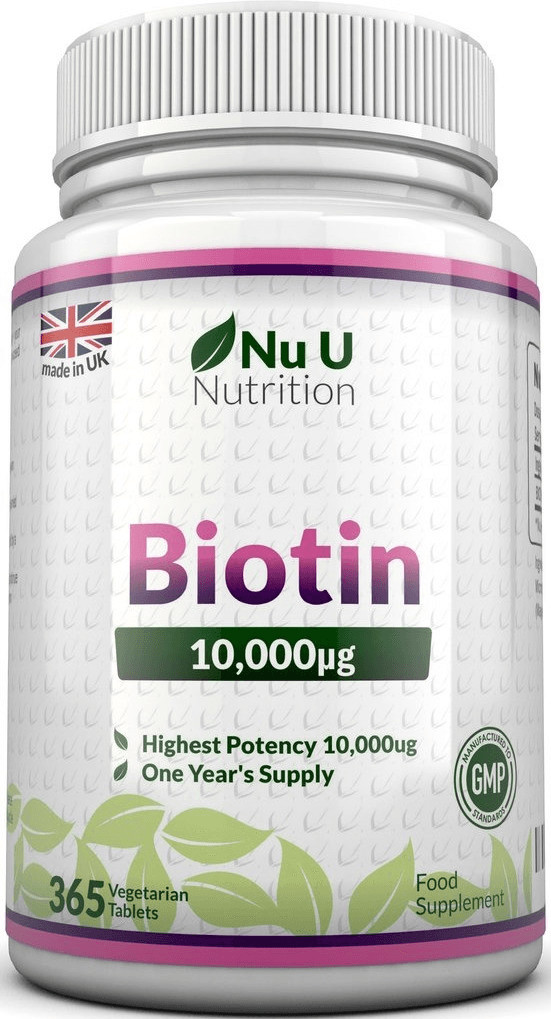 Nu U Nutrition Biotin 10.000µg (365 Stk.)