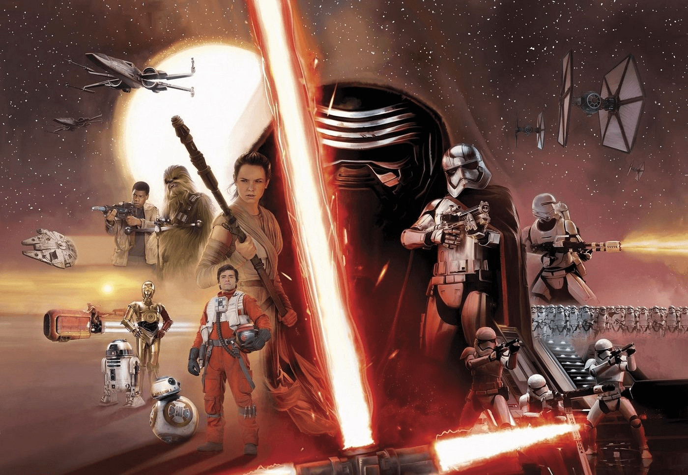 Komar Star Wars EP 7 Collage (8-492)