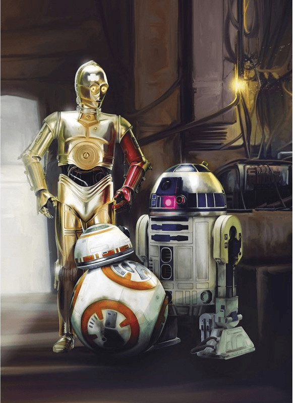 Komar Star Wars Three Droids 184x254 cm