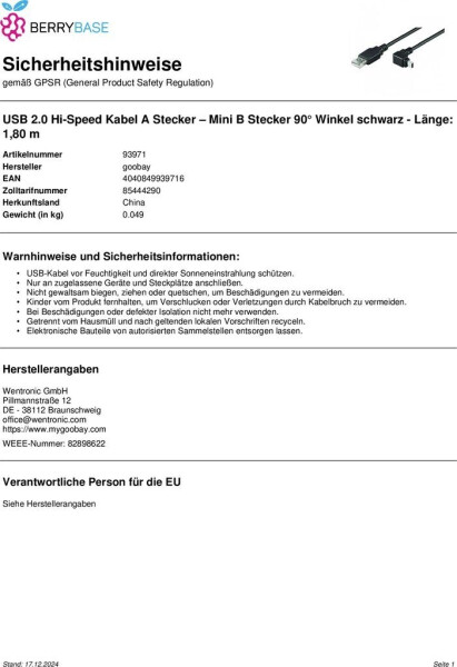 Goobay 93971, Bild 4