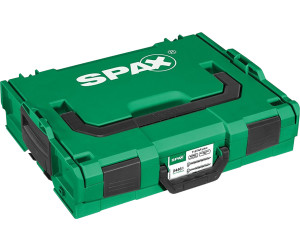 SPAX Sortiment Koffer Schrauben-Set mit 14 Abmessungen, 387 Stück Senkkopf  WIROX