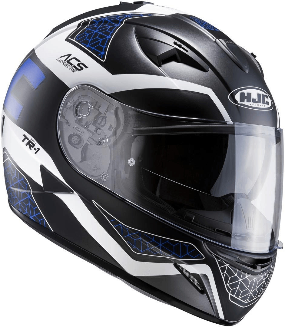 HJC TR-1 Tholos noir/blanc/bleu