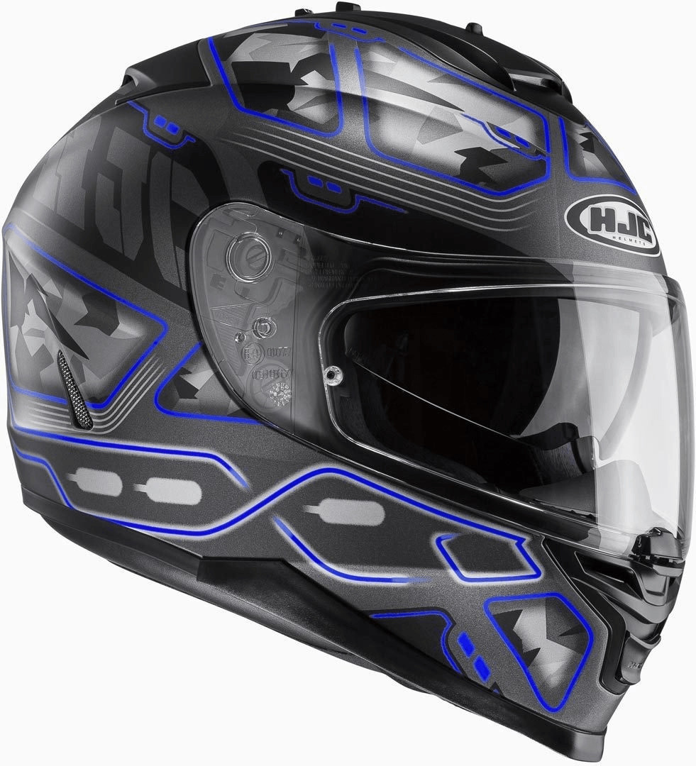 HJC IS-17 Uruk noir/bleu