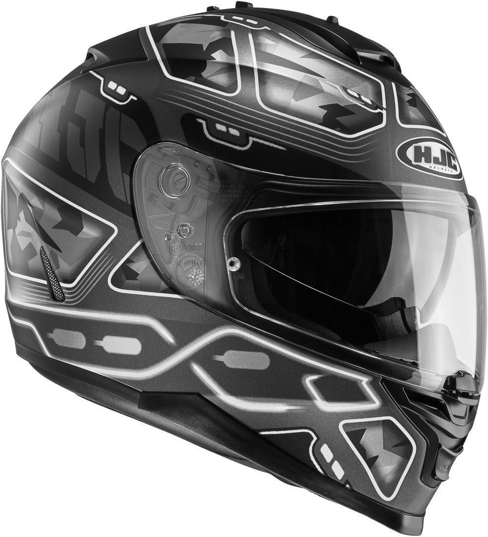 HJC IS-17 Uruk noir/blanc
