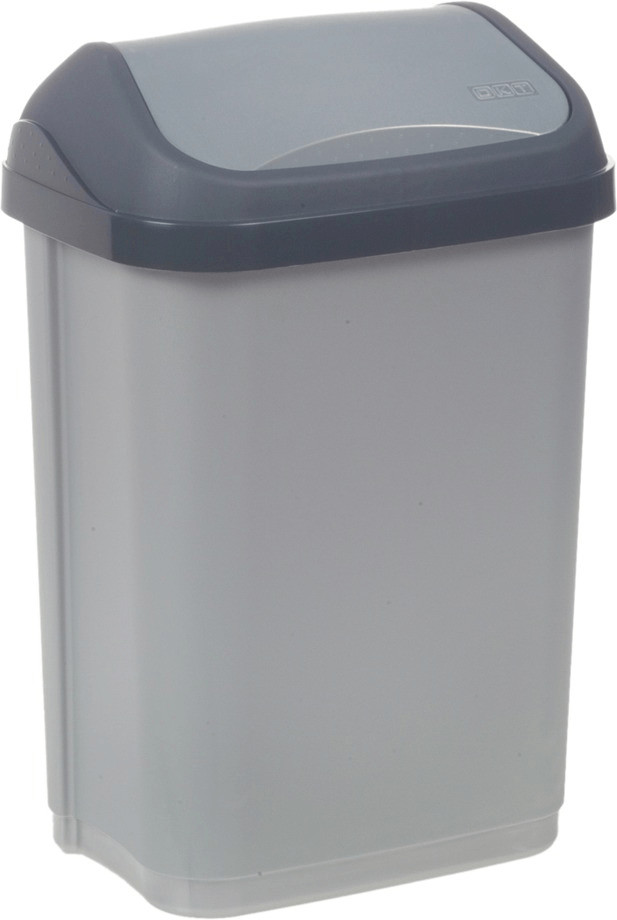 keeeper wantje Swing-Bin 25 L argent/anthracite