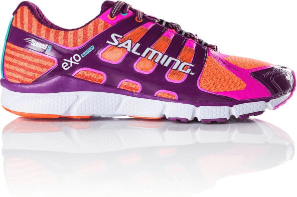 Salming Speed 5 Women shocking orange/dark orchid