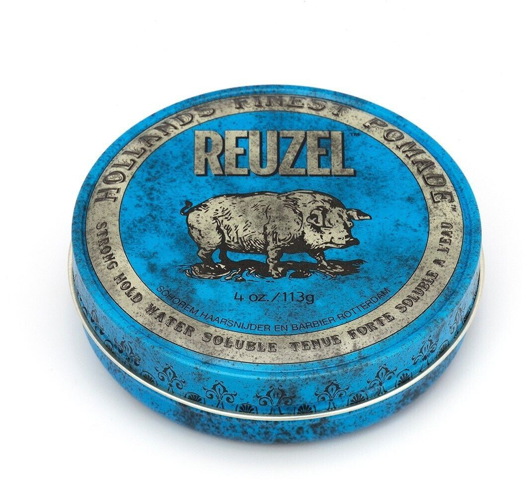 Reuzel Blue Strong Hold High Sheen Pomade (113g)