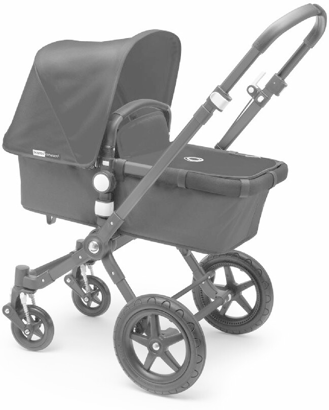 bugaboo carro de bebé combinado Fox 3 Complete Black/Grey Melange