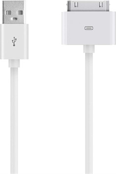 Belkin 30-pol./USB-Cable (3,0m) white