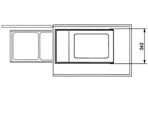 Hailo Einbaumülleimer Multi-Box B30 (2 x 14 l, Grau/Anthrazit, Rechteckig,  Stahl)