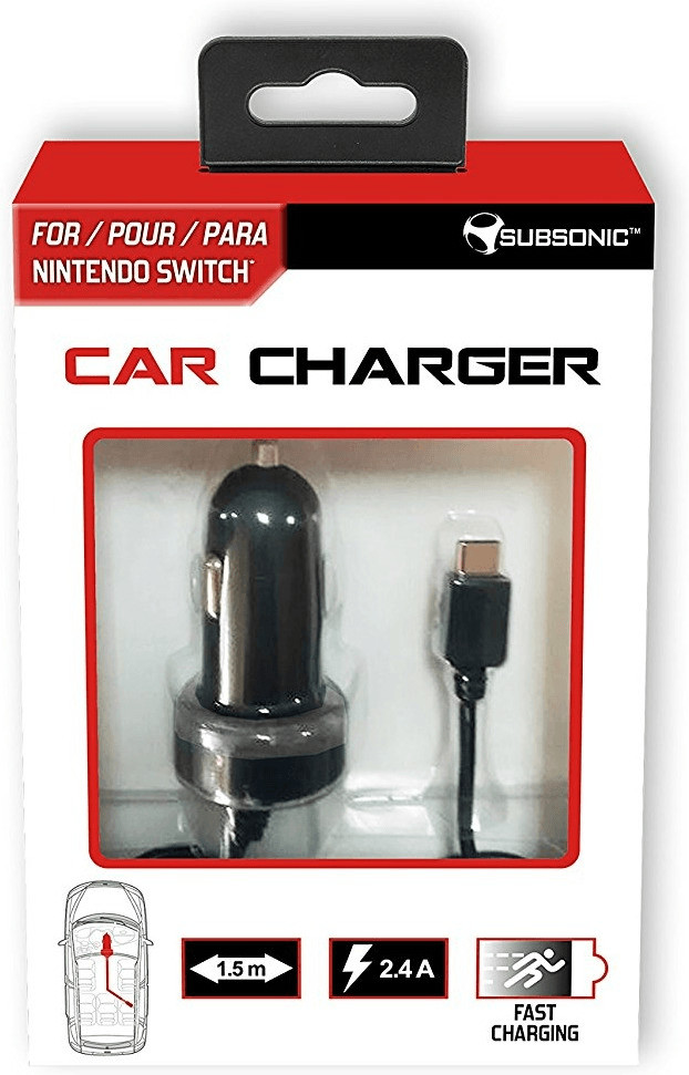 Subsonic Nintendo Switch Car Charger