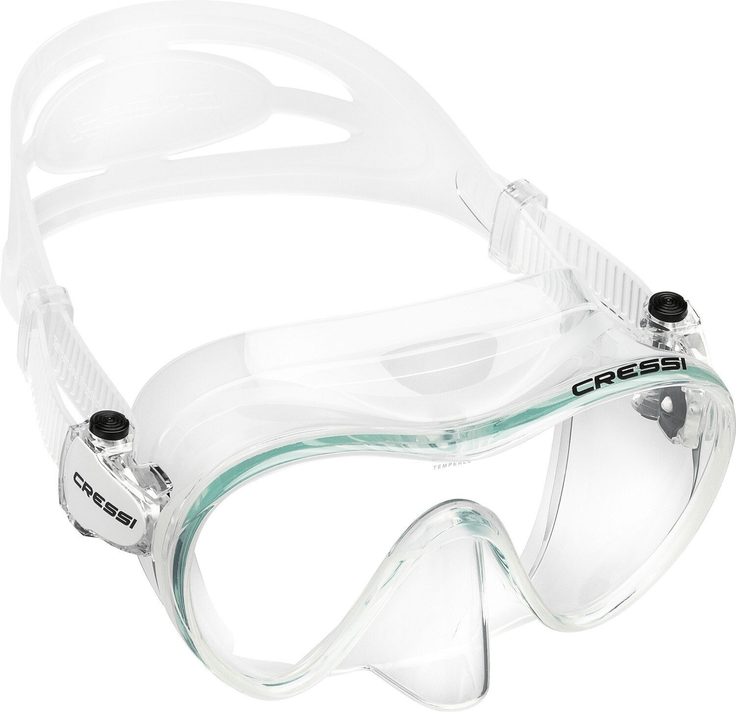 Cressi F1 diving mask transparent