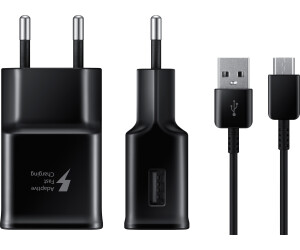 Samsung - Chargeur rapide Samsung noir EP-TA200 + câble 120 cm Type C -  Câble USB - Rue du Commerce