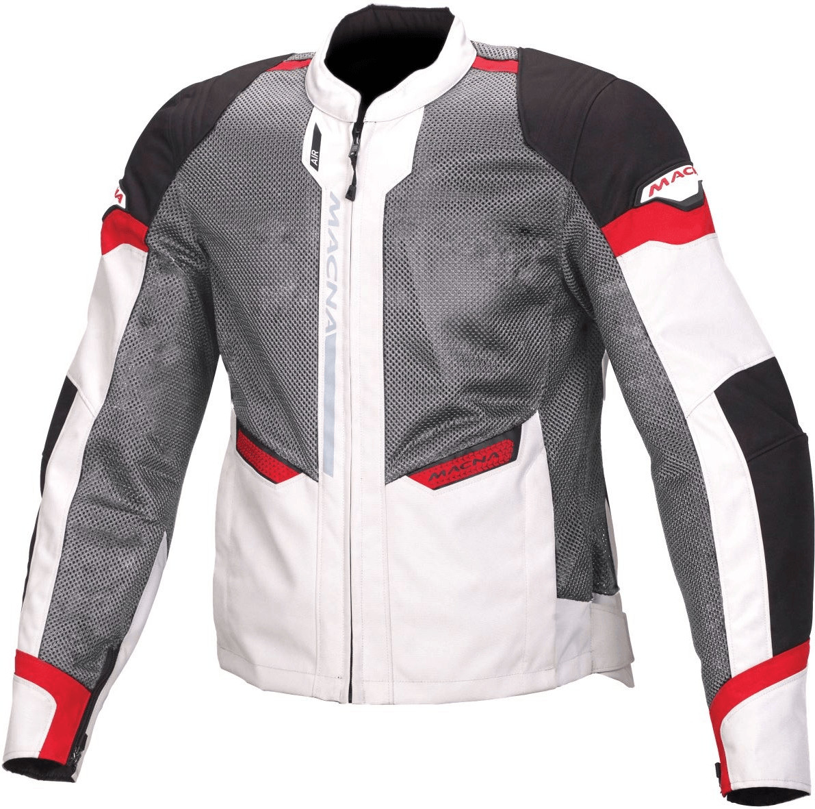 Macna Blouson Event gris/rouge
