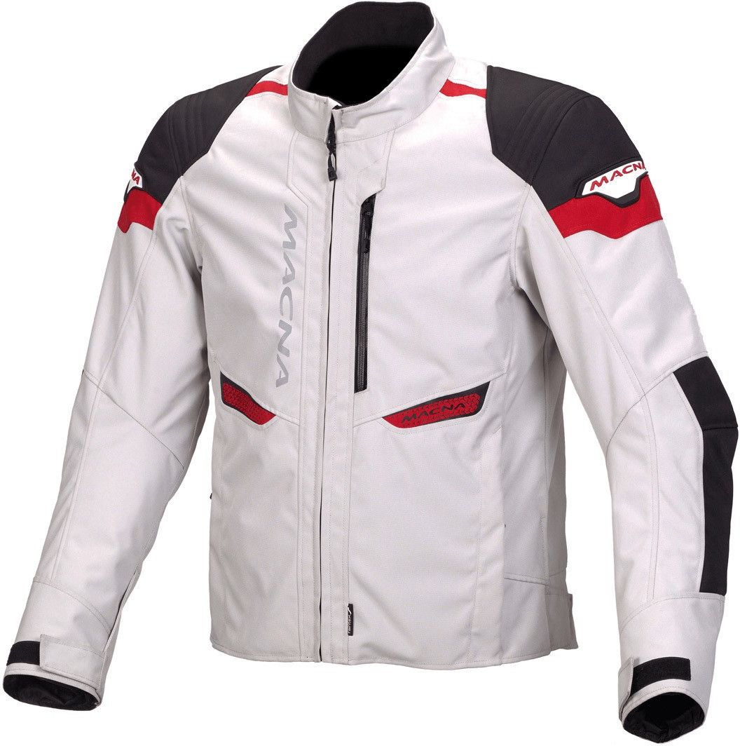Macna Blouson Traction blanc/rouge
