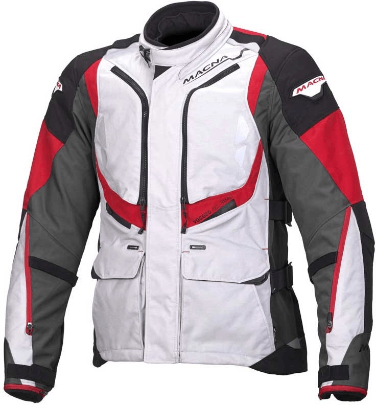 Macna Blouson Vosges gris/rouge