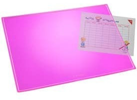 Läufer Sous-main Durella 40 x 53 cm translucide rose