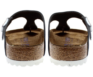 birkenstock gizeh soft footbed silver