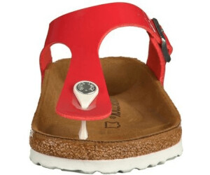 birkenstock red patent gizeh