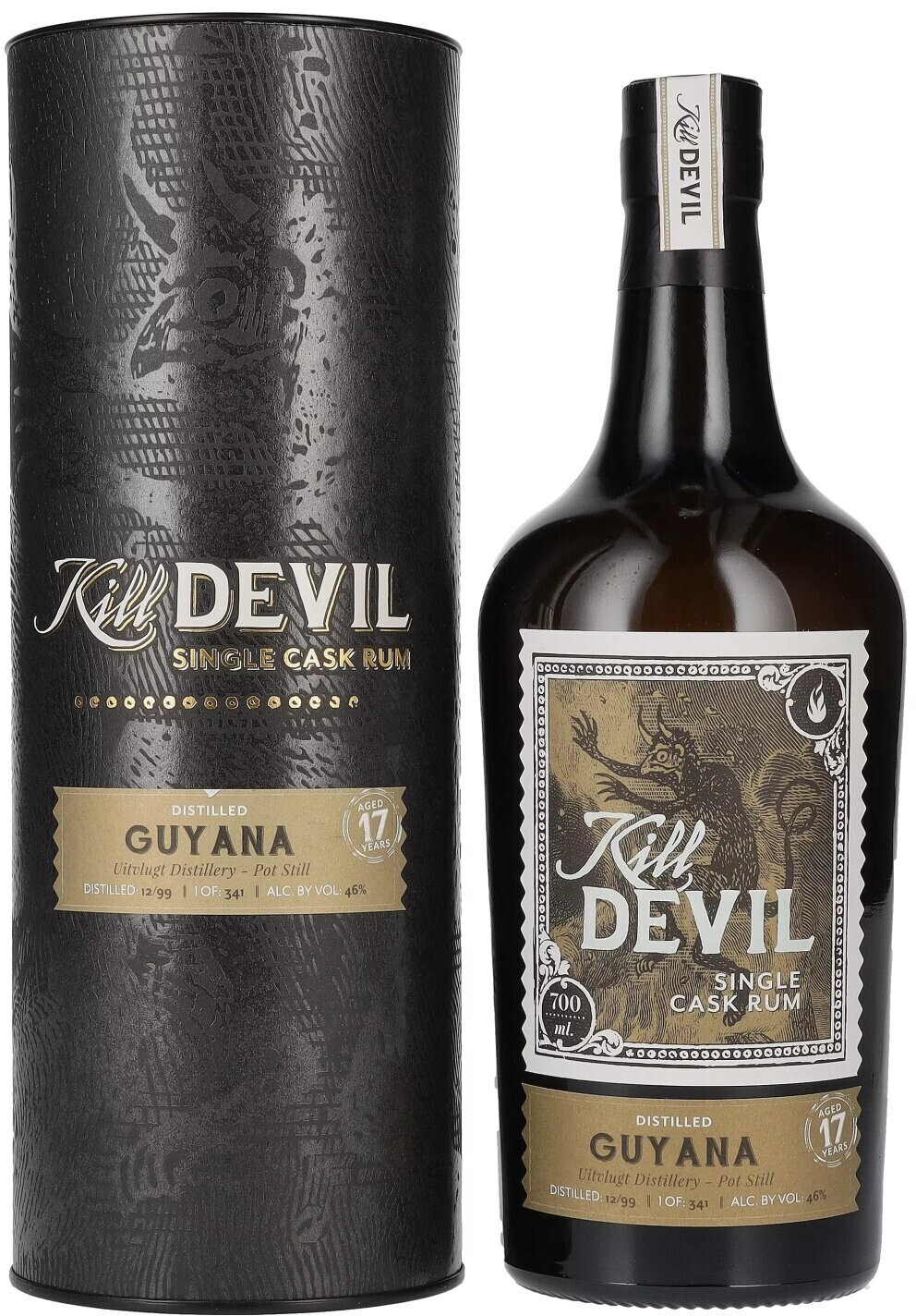 Hunter Laing Kill Devil Hampden 17 ans Single Cask Rum 0,7 L 46 %