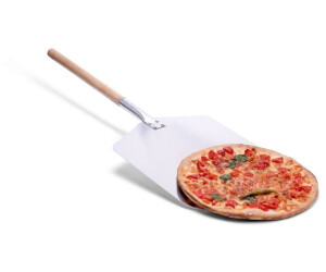 Pizzaschaufel 35x35x150 cm Gelocht Pizzaschieber Pizzaheber Brotbackschieber Alu 