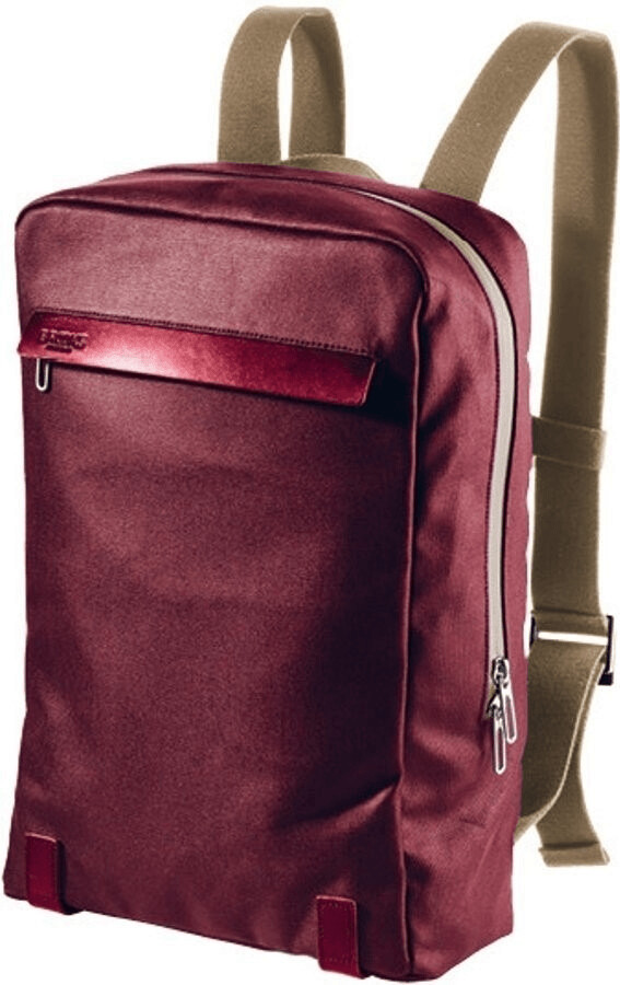 Brooks Pickzip Canvas Backpack chianti/maroon