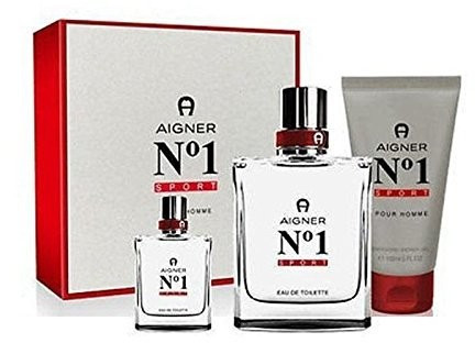 Aigner No1 Sport Set (EdT 100ml + EdT 8ml + SG 150ml)