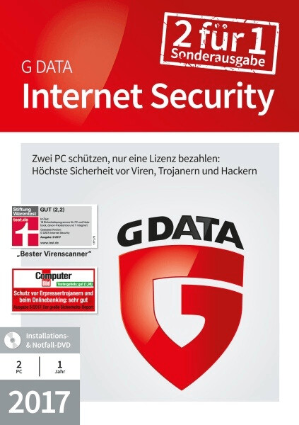 G Data Internet Security 2017 Special Edition (2 Devices) (1 Year)