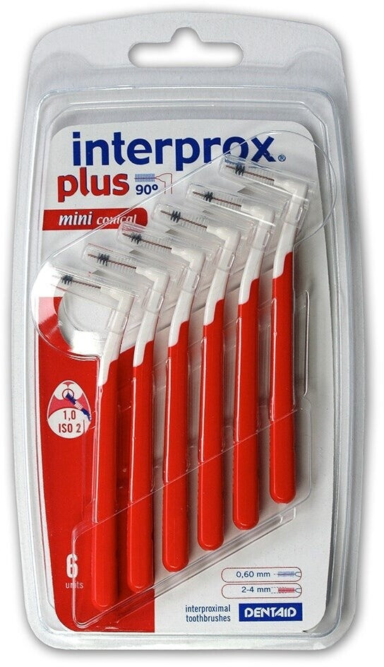 Dentaid Interprox plus mini conique rouge (6 pièces)