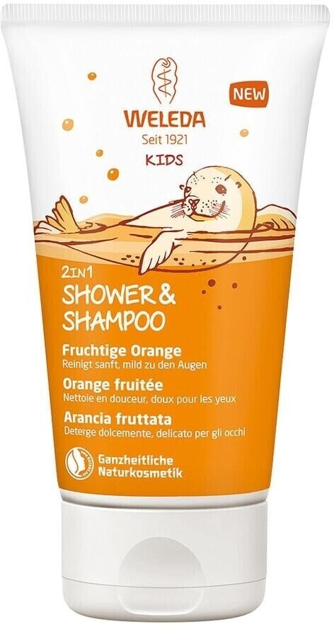 Weleda Kids 2in1 Shower & Shampoo Fruity Orange (150ml)