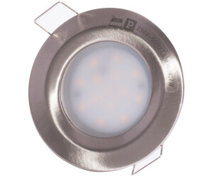 IP44  inkl Leuchtmittel B-Ware Paulmann 938.59 LED Coin Slim 6,8W Eisen geb 