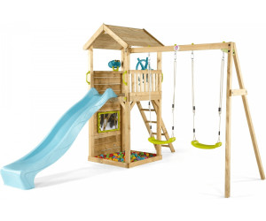 Plum Lookout Tower Wooden Climbing Frame with Swings