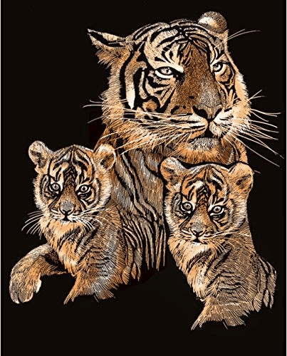 OZ International Scraper cuivre - Tigre (PPCF7)