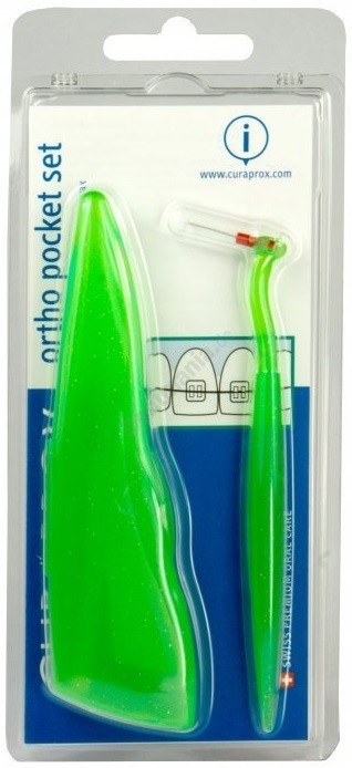 Curaden Curaprox Ortho Pocket Set Toothbrush
