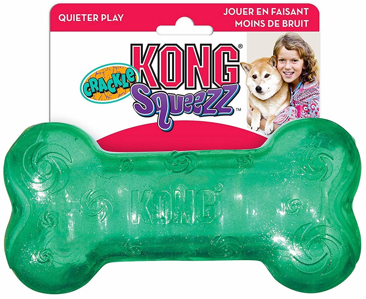 Kong Squeezz Crackle Bone M