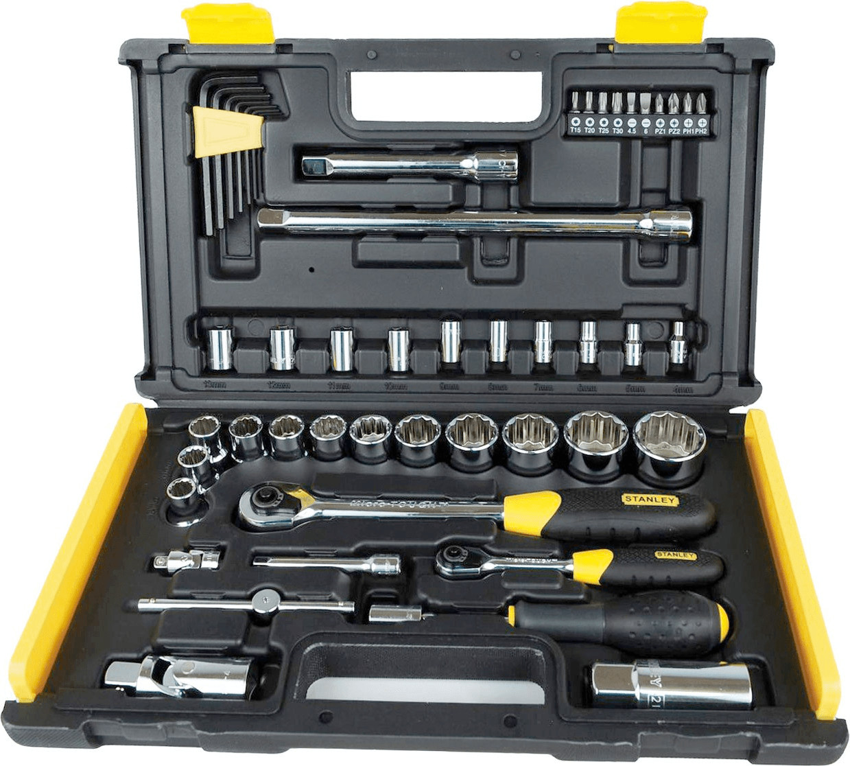 Stanley MicroTough 1/4 + 1/2 50 pièces (1-94-658)