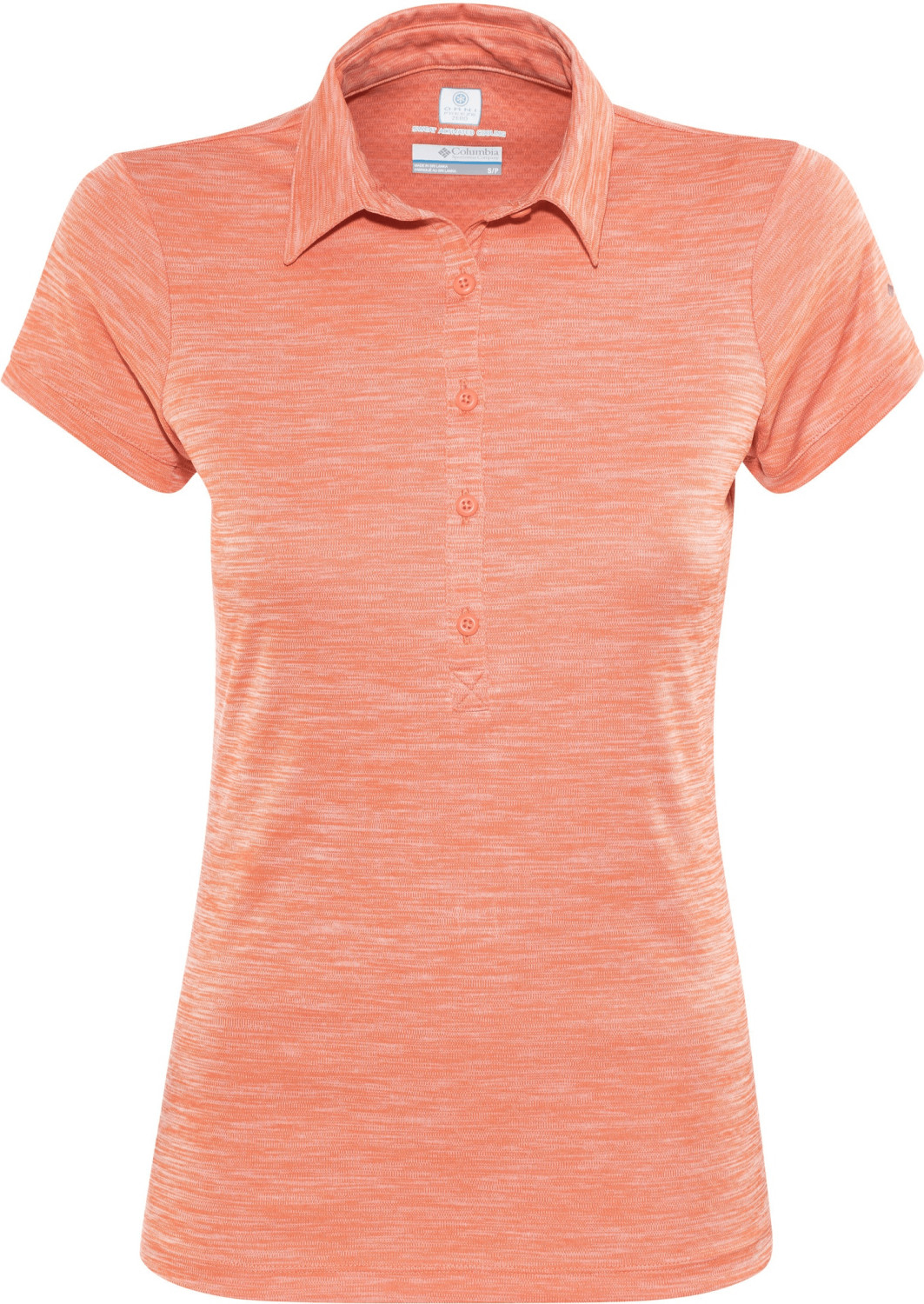 Columbia Women's Zero Rules II Polo Shirt red