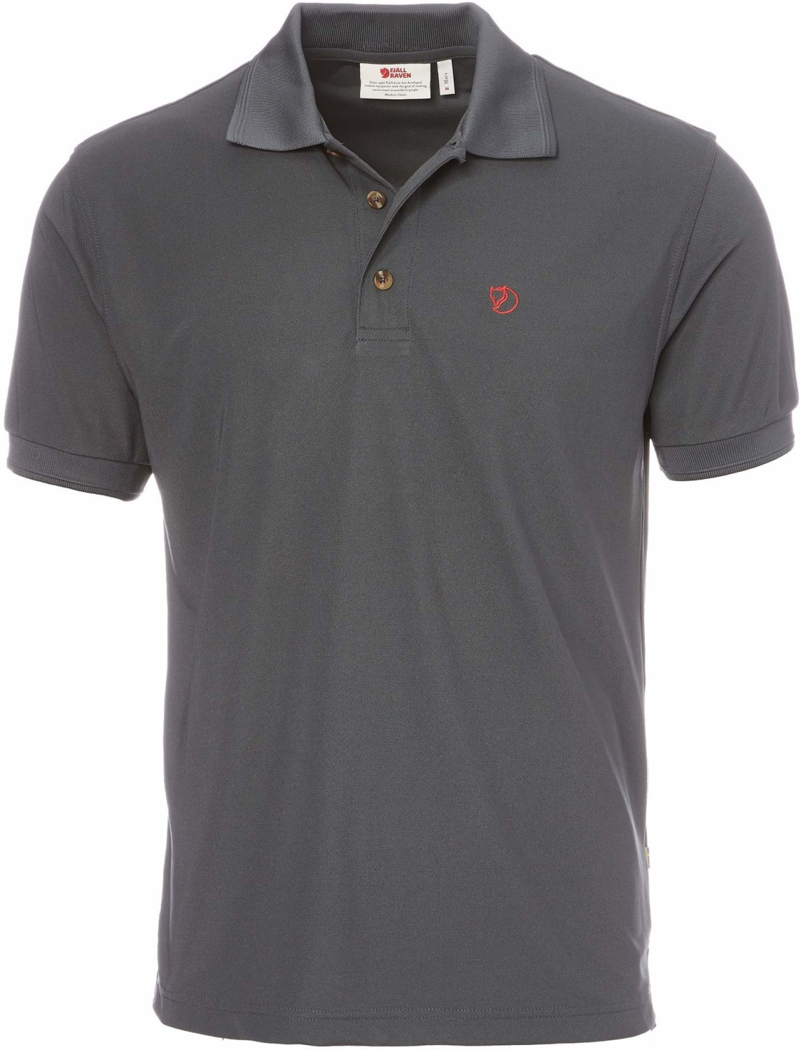 Fjällräven Crowley Piqué Polo Shirt grey/black/oliv