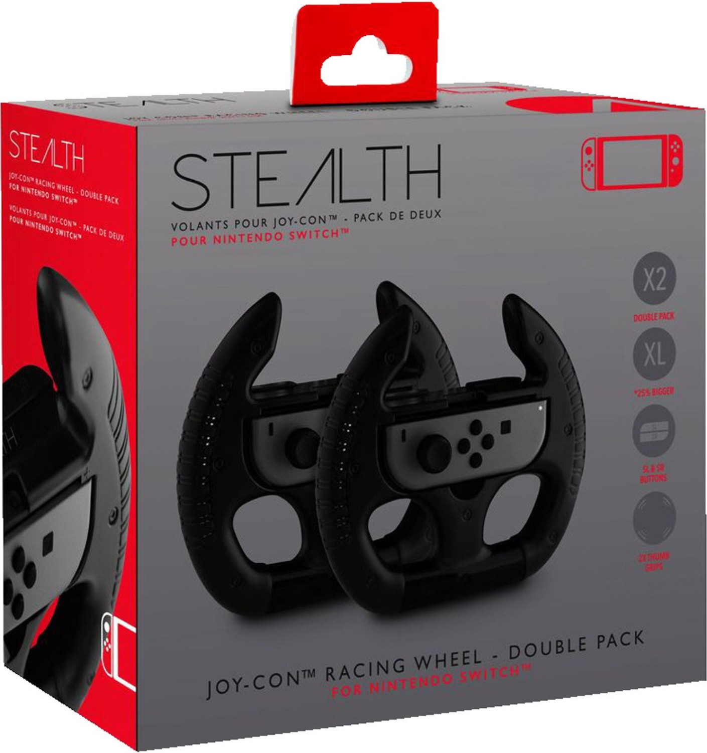 Stealth Nintendo Switch Joy-Con Racing Wheel Double Pack