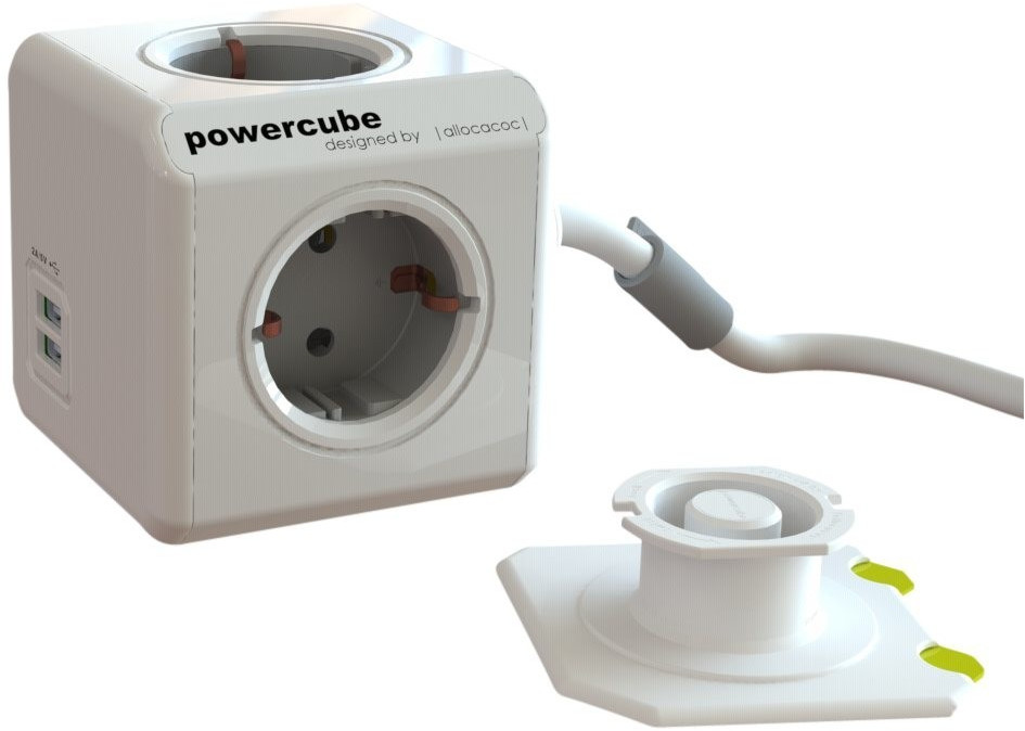 Allocacoc PowerCube DuoUSB Extended