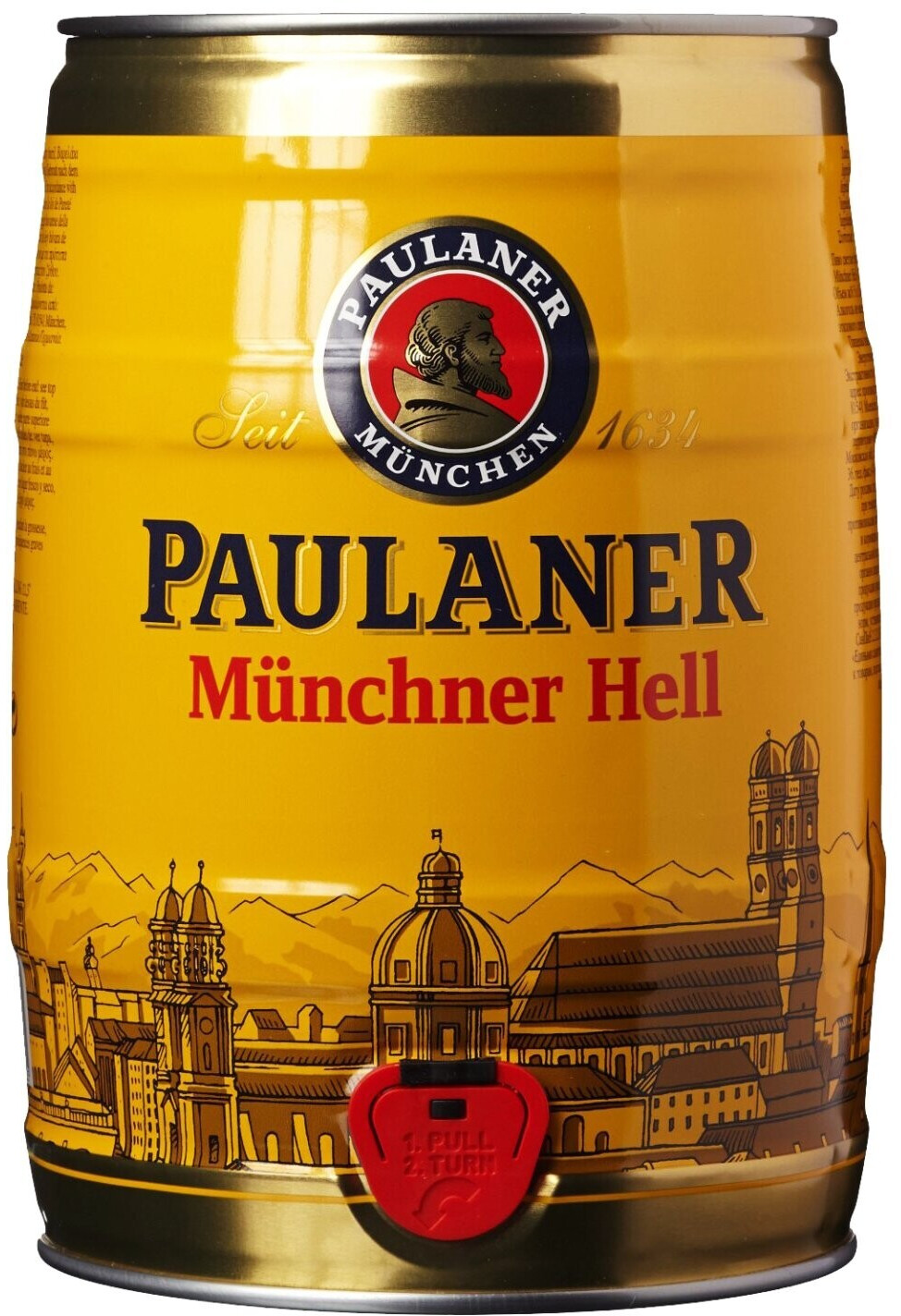 Paulaner Münchner Hell Partyfass 5l ab 12,99 € | Preisvergleich bei
