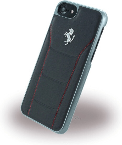 Ferrari Leather Hardcover (iPhone 7) black